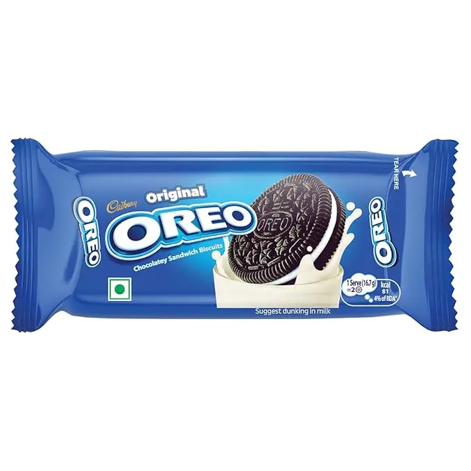 Cadbury Oreo VANILLA Flavor Crème Sandwich Biscuit, 41.75 g